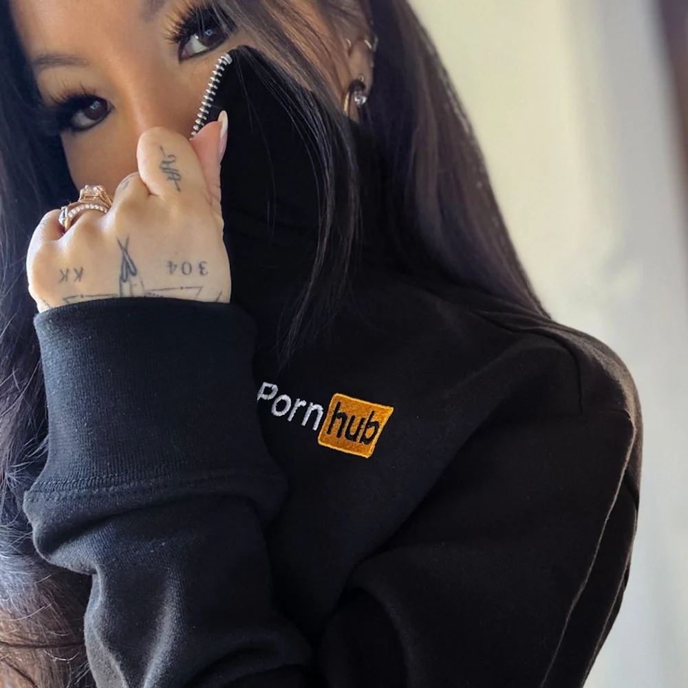 Cropped Half Zip Sweater - Image 6